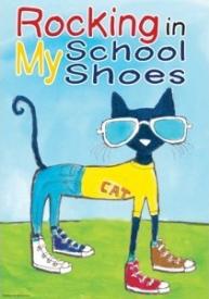 0088231939320 Pete The Cat School Shoes Positive Poster