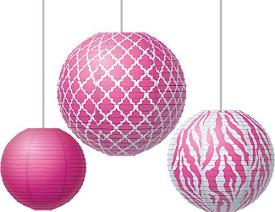 0088231971009 Pink Wild Moroccan Paper Lanterns