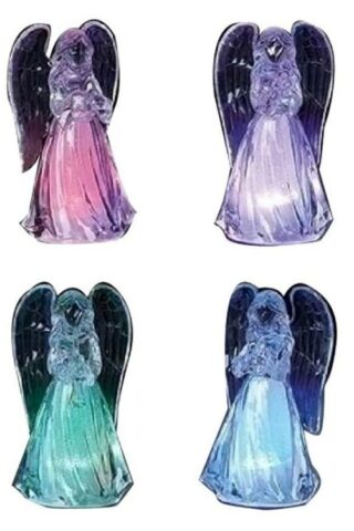 089945686036 LED Angel Down Swept Wing (Figurine)