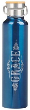 1220000133938 Grace Stainless Steel Water Bottle Ephesians 2:8