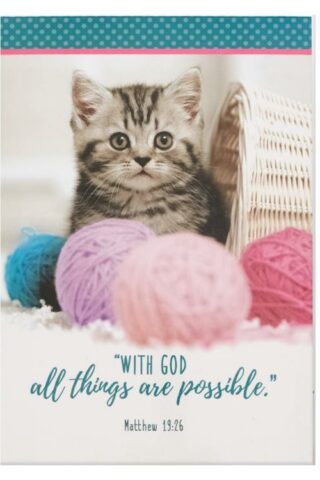 6006937143401 With God All Things Pet Notepad