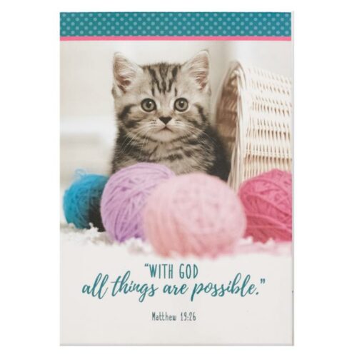 6006937143401 With God All Things Pet Notepad