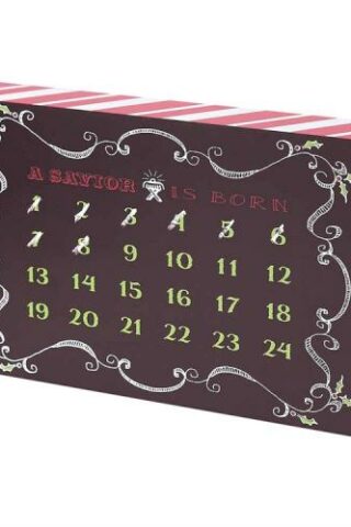 603799000949 Savior Is Born Chalkboard Calendar