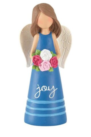 603799116497 Angel Joy With Flowers Resin (Figurine)