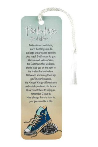 603799339629 Footsteps For Children Tassel Bookmark