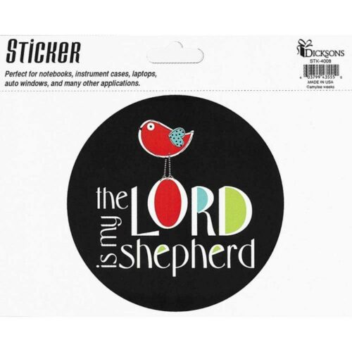 603799435550 Lord Is My Shepherd Auto Decal (Bumper Sticker)