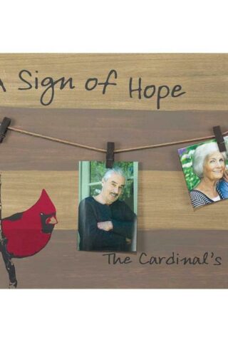 603799585453 Sign Of Hope Cardinal Photo Board (Plaque)