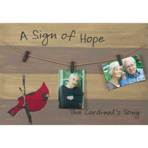 603799585453 Sign Of Hope Cardinal Photo Board (Plaque)