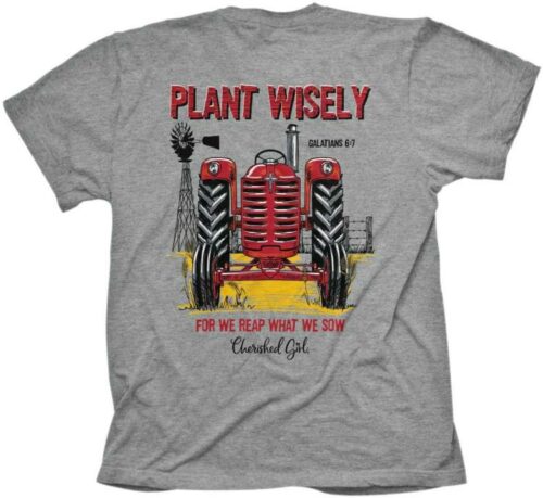 612978585979 Cherished Girl Plant Wisely (Small T-Shirt)