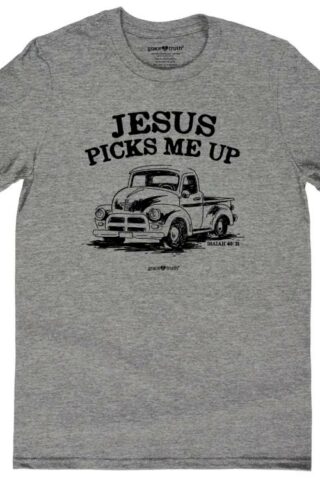 612978586648 Grace And Truth Jesus Picks Me Up (Small T-Shirt)