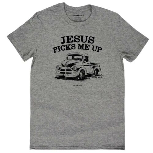 612978586648 Grace And Truth Jesus Picks Me Up (Small T-Shirt)