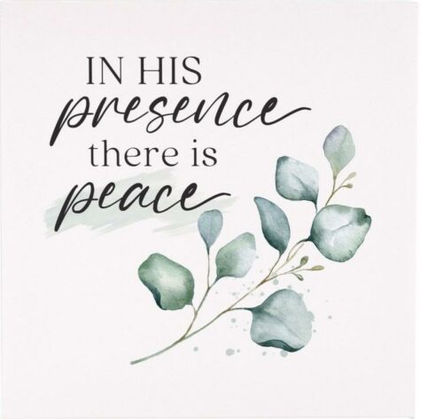 656200683439 In His Presence There Is Peace Canvas