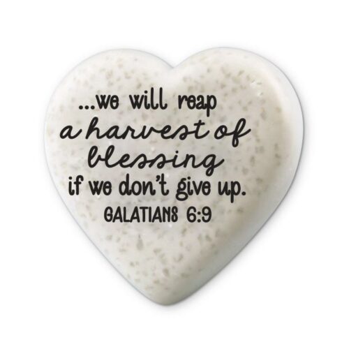 667665407393 Heart Stone Galatians 6:9