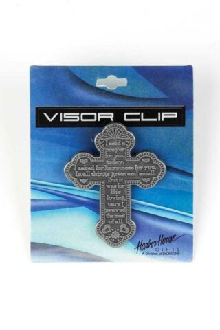 785525064286 I Said A Prayer Cross Visor Clip