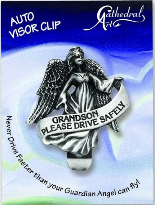 785525249522 Grandson Drive Safely Visor Clip