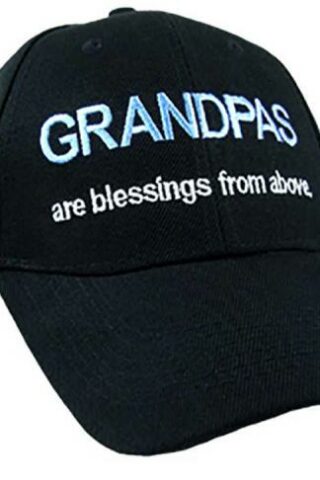 788200540433 Grandpas Are Blessings From Above Cap