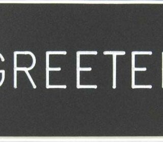 788200792023 Greeter Engraved Magnetic Badge