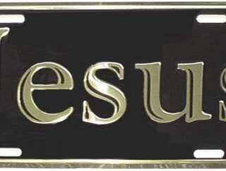 788200876228 Jesus Deluxe Auto Tag