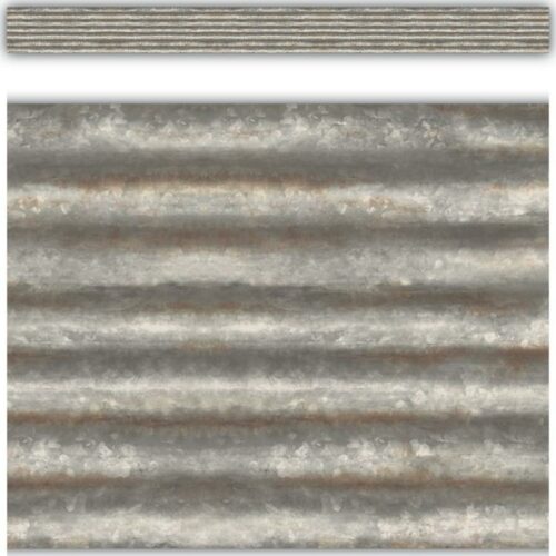 0088231934288 Home Sweet Classroom Corrugated Metal Straight Border Trim