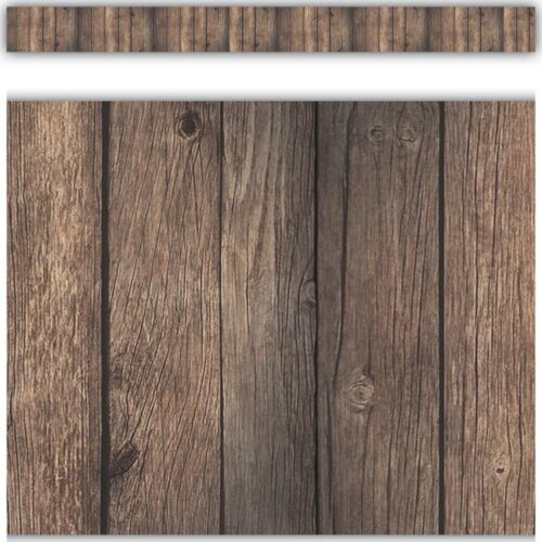 0088231934592 Home Sweet Classroom Dark Wood Straight Border Trim