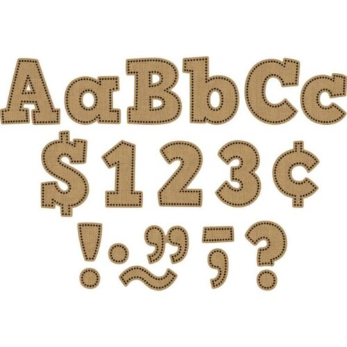 0088231939382 Burlap Bold Block Letters Combo Pack