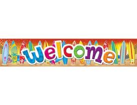 0088231953883 Surfs Up Welcome Banner