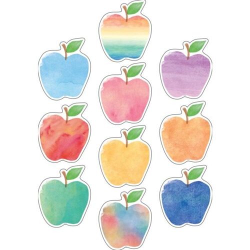 0088231956112 Watercolor Apples Accents