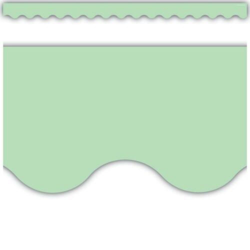 0088231988700 Mint Green Scalloped Border Trim