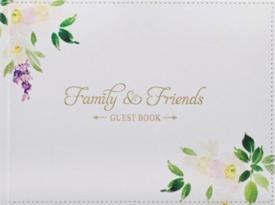 0843310101322 Family And Friends Guestbook