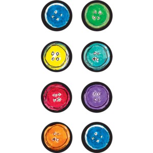 088231939375 Pete The Cat Groovy Buttons Mini Stickers