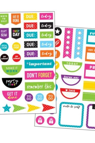 088231981954 Colorful Planner Stickers