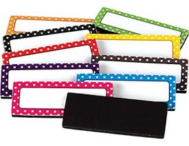 0088231906506 Polka Dots Magnetic Labels