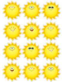 0088231954194 Happy Suns Accents