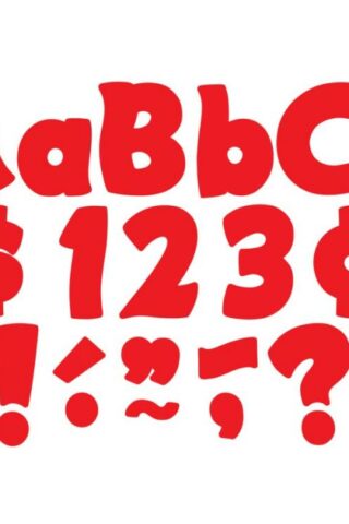 0088231958215 Red Funtastic Font Letters Combo Pack