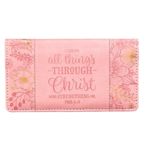 1220000130258 All Things Through Christ Checkbook Cover