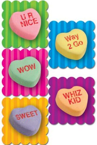 030554045967 Conversation Hearts Scratch N Sniff Stickers