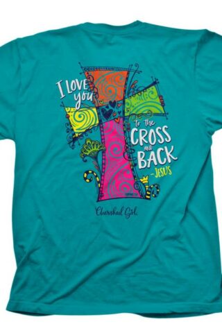 612978559444 Cherished Girl Cross Love (Medium T-Shirt)