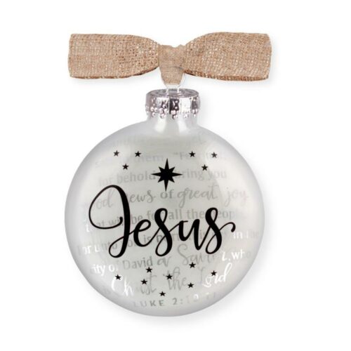 667665126577 Jesus Silhouette (Ornament)