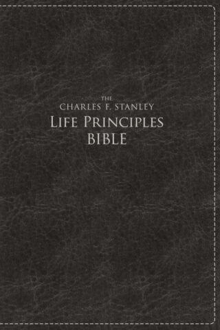 9781418547028 Charles F Stanley Life Principles Bible Large Print Edition