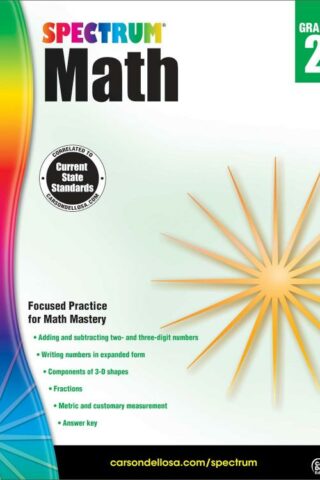 9781483808703 Spectrum Math Workbook Grade 2