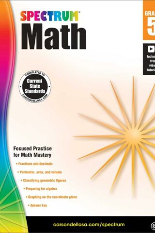 9781483808734 Spectrum Math Workbook Grade 5