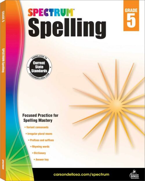 9781483811796 Spectrum Spelling Grade 5