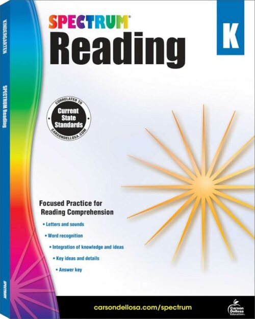 9781483812137 Spectrum Reading Workbook Grade K