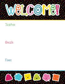 9781483829821 School Pop Welcome Chart