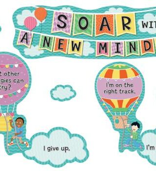 9781483837543 Up And Away Soar With A New Mindset Mini Bulletin Board Set