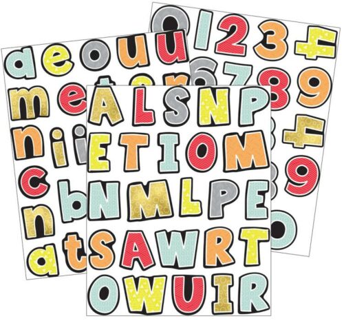 9781483837734 Aim High Letters And Numbers Sticker Pack