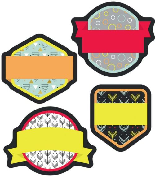 9781483837888 Aim High Badges Mini Cut Outs