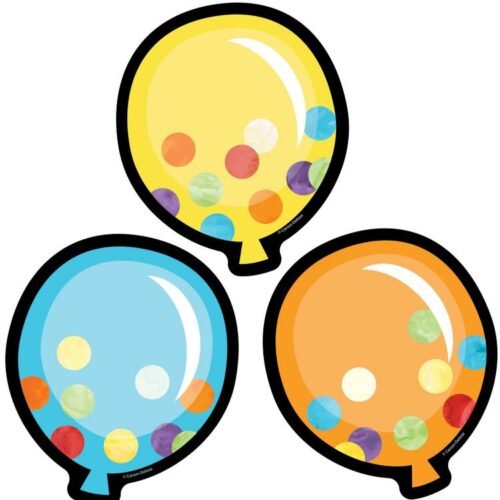 9781483841946 Celebrate Learning Balloons Cut Outs