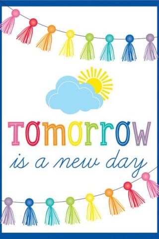 9781483851624 Hello Sunshine Tomorrow Is A New Day Poster