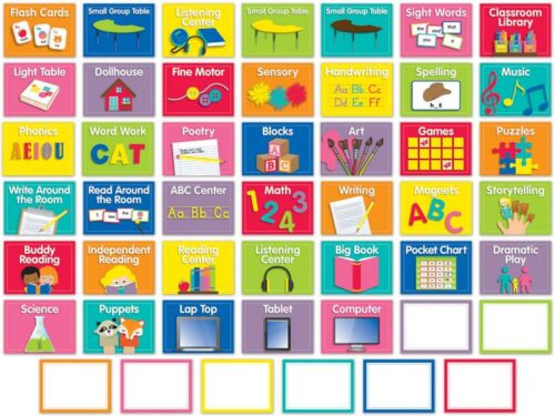 9781483851679 Just Teach Center Cards Bulletin Board Set